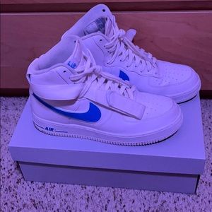 Nike Air force 1 High (Blue,White)